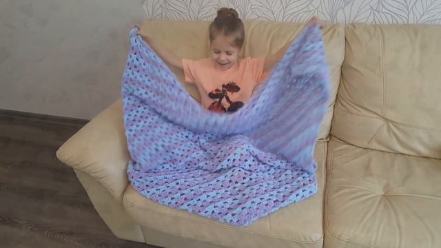 МОЙ ПЛЮШЕВЫЙ ПЛЕД из Softy ЛЮБОВЬ и РАЗОЧАРОВАНИЕ от Alize ОТЗЫВЫ О ПРЯЖЕ Alize Softy