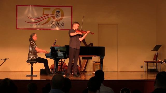 Violin Concerto In C Major By Kabalevsky, Vytas Stalyga (age 12)