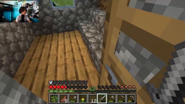 Мой любовник - Бронник/Лучник живущий в погребе/Армия Рыбаков(Летсплей по Minecraft часть 2)