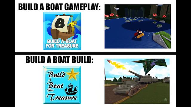 Build A Boat Gameplay Vs Build A Boat Builds