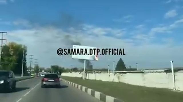 Пожар под Новокуйбышевском