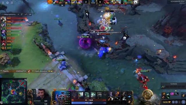 [RU] Fnatic Vs Team Spirit |The International 10|LB R2 (Bo3)| Game 2|Godhunt & Smile