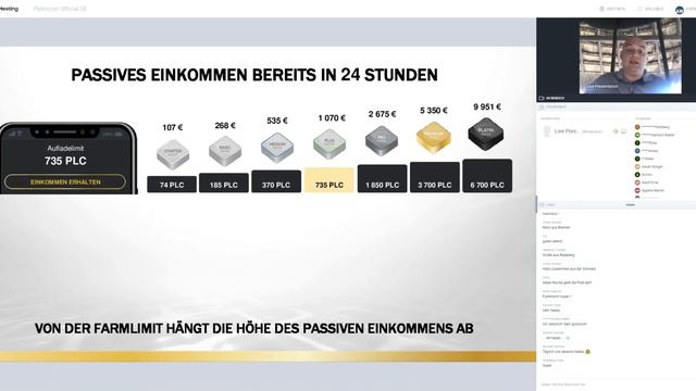 PLATINCOIN - Webinar mit Alex 20.07.2020 - WICHTIGE INFOS