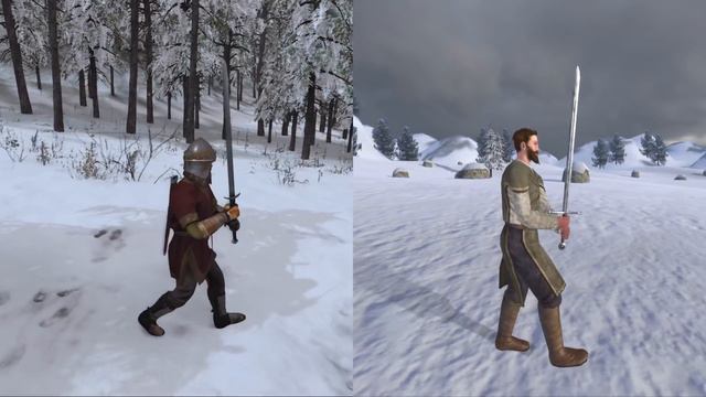 Mount & Blade 2: Bannerlord | BANNERLORD Vs. WARBAND ANIMATION Comparison