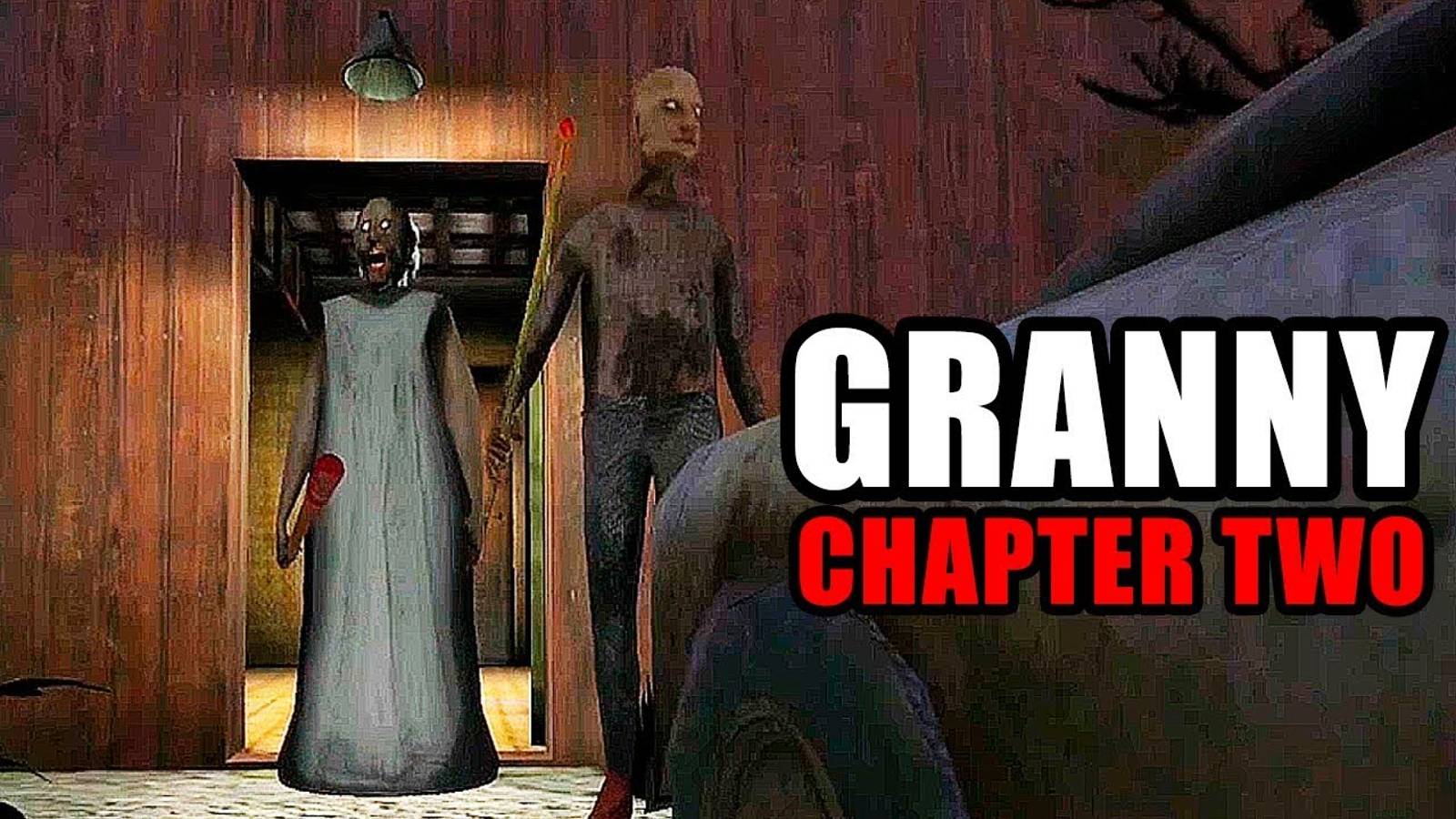 #Granny Chapter Two Сбежал от деда на вертолёте.