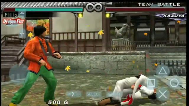Tekken Dark Resurrection PSP Android Gameplay Team Fight