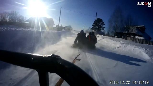 Покатушки на снегоходе Polaris