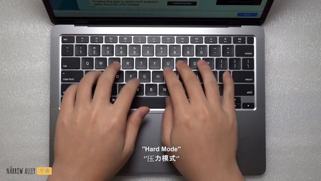 WARNING ASMR Alert | MacbookAir 2020 | Keyboard Type Sound & Random Texts Typing Speed Test - 无声键盘实