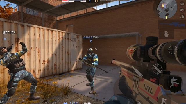 Играю на AWM (Standoff 2)