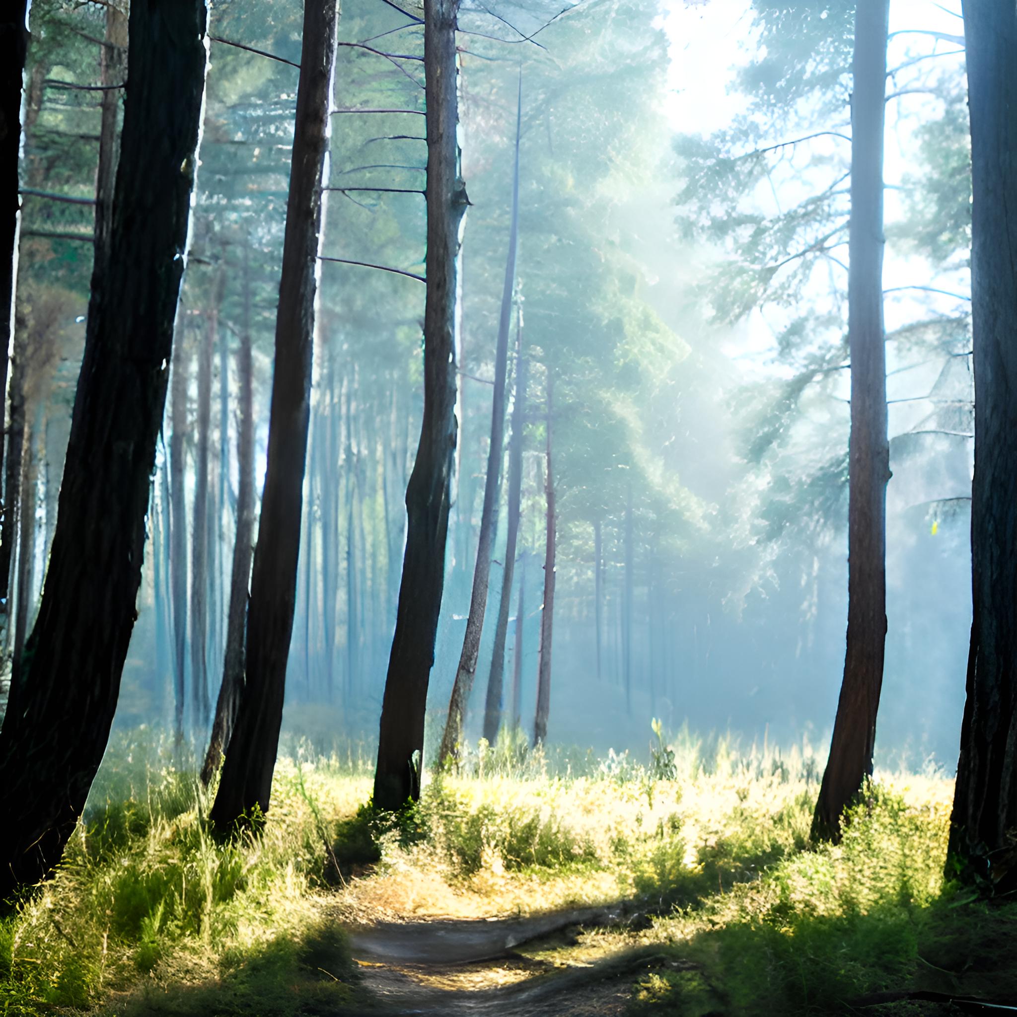 Утро в сосновом бору