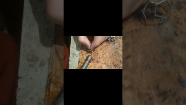 Кулон . Пайка из проволоки