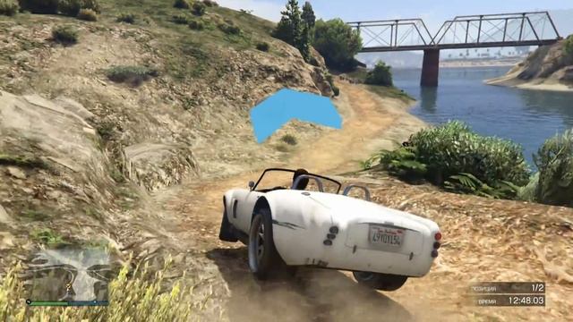 Крутые паркур гонки на машинах и гидроциклах C рампами   [Гонки в GTA 5 Online]