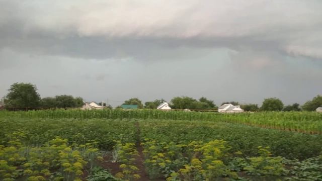 Грозовая ячейка 27.08.2018 Днепропетровская обл.