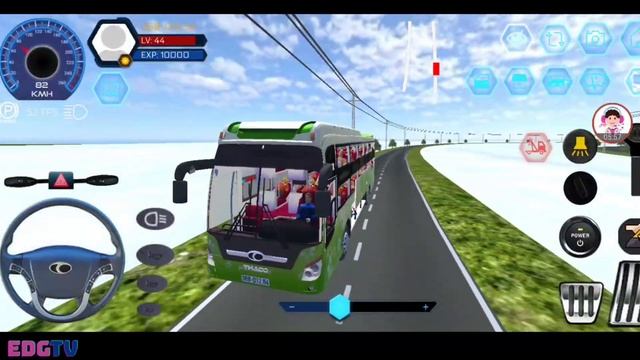 Bus Simulator Vietnam #5 Hyundai Bus Highway Driving | Bus Game To Play | EDroidGameplaysTV