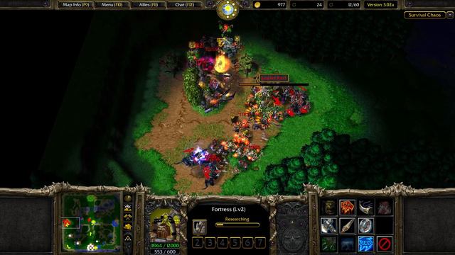 Warcraft 3 - Survival Chaos #38 Medivh OP?!