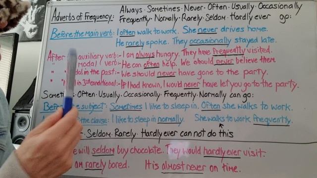 Adverbs Of Frequency