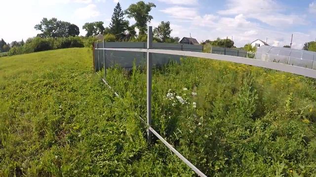 Забор / Из профнастила / Своими руками