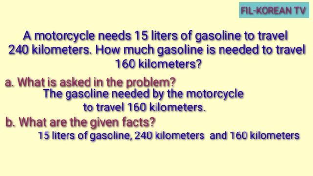 SOLVING WORD PROBLEMS INVOLVING RATIO AND PROPORTION