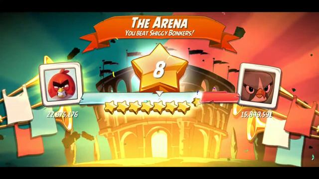 Angry Birds 2 - THE ARENA BATTLE 6 LEVELS Gameplay Walkthrough