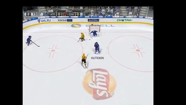 РХЛ 2015 [сезон] #47 Атлант - СКА. В концовке включили серьезный прессинг у чужих ворот.)