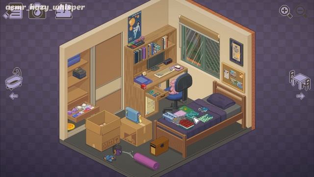 • АСМР • Играем в игру Unpacking #5 • Распаковываем вещи • Шепот и жвачка для ваших мурашек •