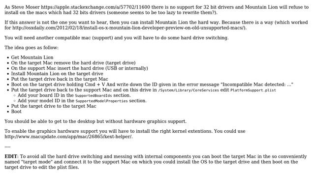 Apple: Will Mountain Lion Run On An Early 2008 MacBook White? (2 Solutions!!)