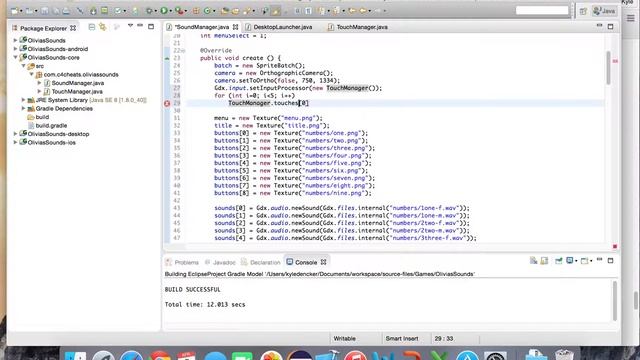 LibGDX Soundboard Tutorial 5 - Building An InputProcessor