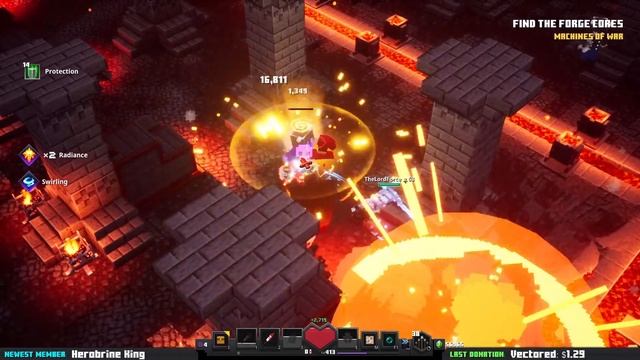 APOCALYPSE PLUS BOSS RUSH Community Gameplay In Minecraft Dungeons (Livestream)