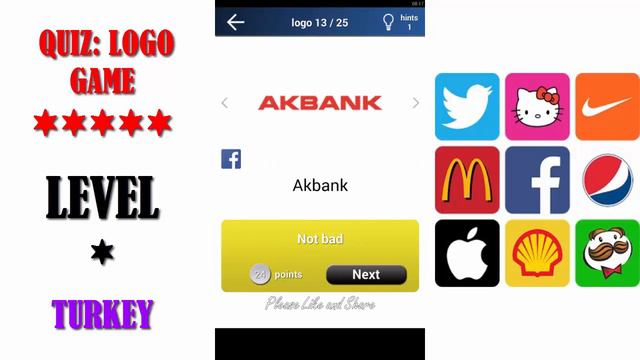 Quiz: Logo Game Turkey - All Answers - Walkthrough ( By Lemmings At Work )