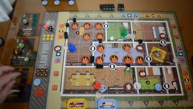 Flash Point: Fire Rescue - Game 01 - Turn 03 & 04