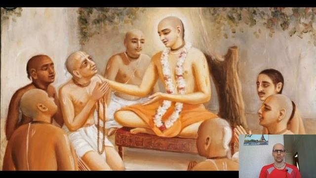 ИМЯ КРИШНЫ НЕ МОГУТ ПРОИЗНЕСТИ ПО ОДНОЙ ИЗ ПРИЧИН. БЕСЕДА МАХАПРАБХУ С БРАХМАНОМ.