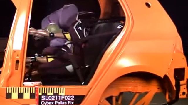 Краш-тест автокресла Cybex Pallas 2-fix ADAC 2011