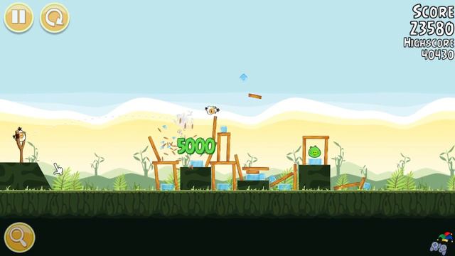 Точное попадание | Шут проходит Angry Birds #38 (уровень 2-17)