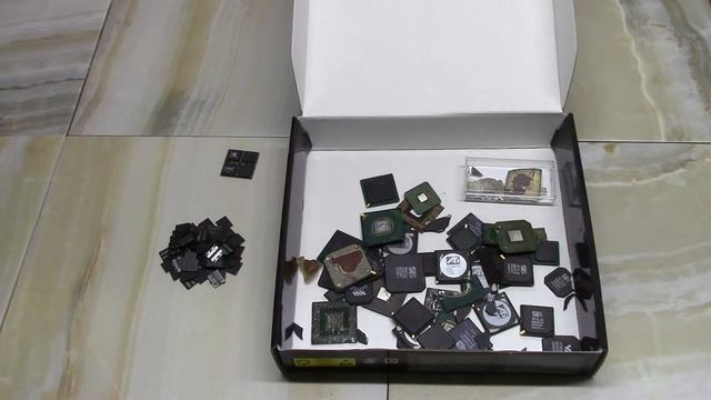 Золото, платина, палладий, серебро в BGA чипах.