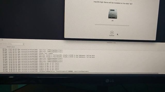 Mac Os High Sierra Install Problem