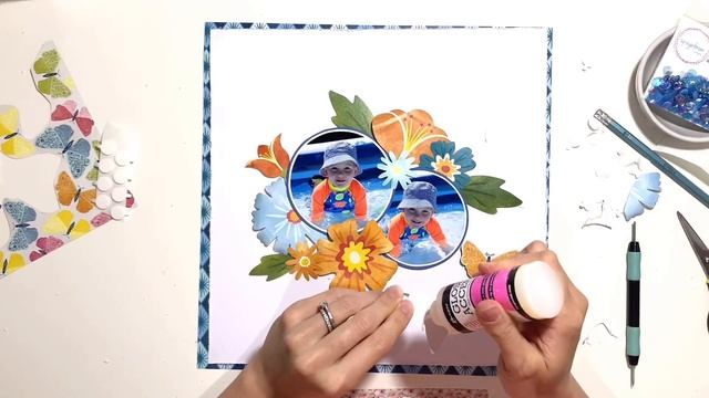 Splash! Scrapbook Process Video #106 - SpiegelMom Scraps - Paige Evans Wonders