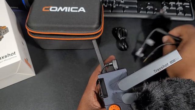Comica Traxshot All-In-One Shotgun Microphone Unboxing and Demo