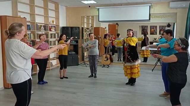 Учим башкирский танец # Сеньорцентр