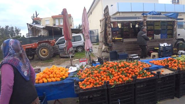 Турция 2022. Белек. Турецкий базар(продуктовый и вещевой). Каждую субботу. Ориентир мечеть.