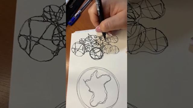 Уникальность. Нейрографический рисунок.