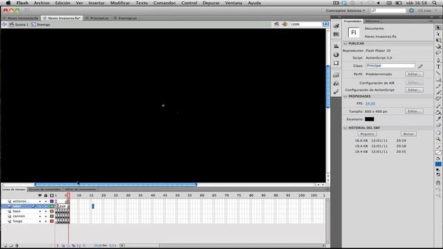 Tutorial Flash: Juego De Naves Invasoras (Parte 1)
