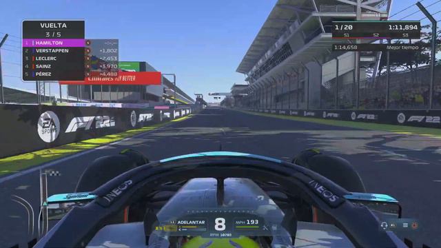 F1 22 (PS5) GP Sao Paulo BRAZIL Mercedes W13