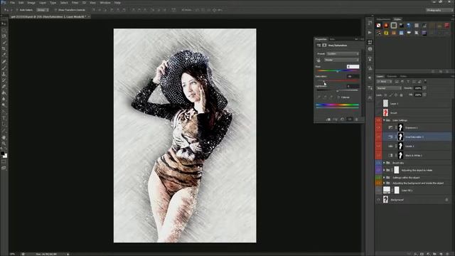 Pencil drawing Photoshop Action