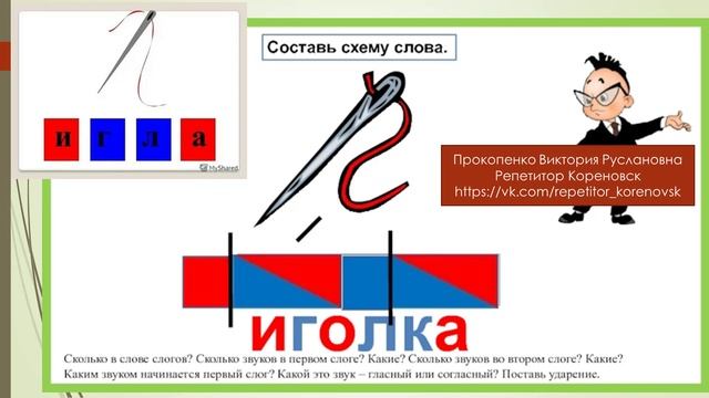 Буква И. Звук И. Учим буквы и читаем