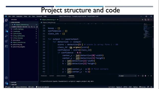 OBJECT DETECTION USING PYTHON OPENCV