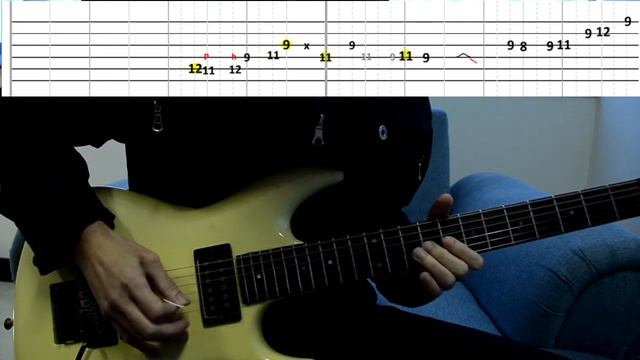 How To Play: Just Look Up Part3 - Beat-based Tab & Demonstrated With Metronome