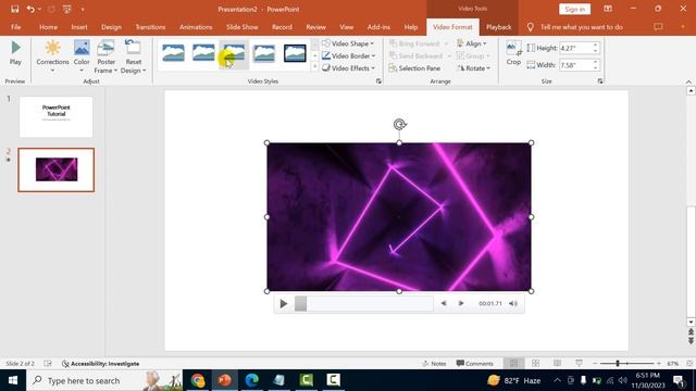 How To Loop Video In PowerPoint Mac