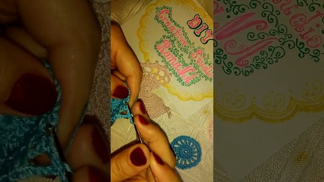 DIY/Вязаный декор/мини Коляска часть2/scrapbooking/как связать коляску