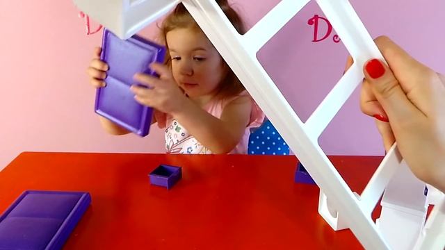 Распаковка игрушек. Мебель для Барби Огонек коллекция Конфетти