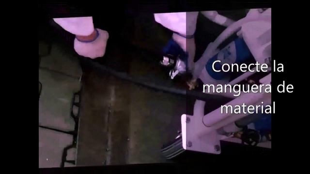 Maquina De Proyectar Yeso Y Mortero Kaleta 5, Preparación Para El Trabajo